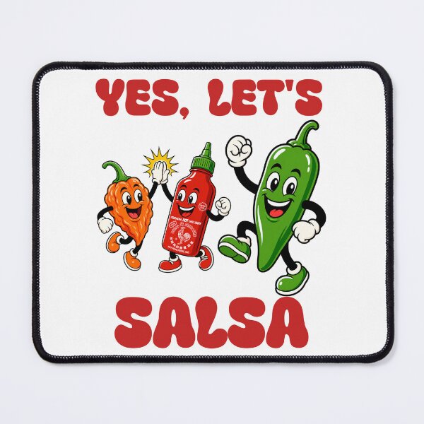 Item preview, Yes, Let's Salsa Funny Dancing Peppers Fiesta Design designed and sold by Rosie's Wildflower Boutique.