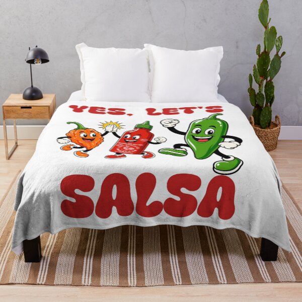 Item preview, Yes, Let's Salsa Funny Dancing Peppers Fiesta Design designed and sold by Rosie's Wildflower Boutique.