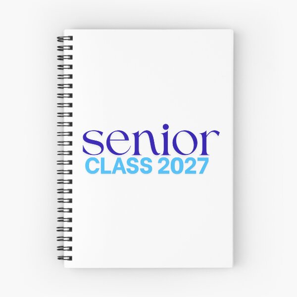 Item preview, Senior Class of 2027 Blue Typography Design designed and sold by VibranPalette.