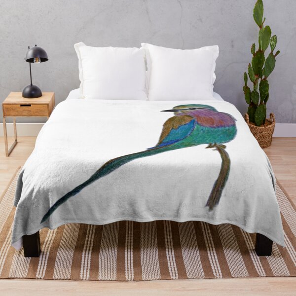 Item preview, Lilac-breasted Roller designed and sold by woodland-towers.