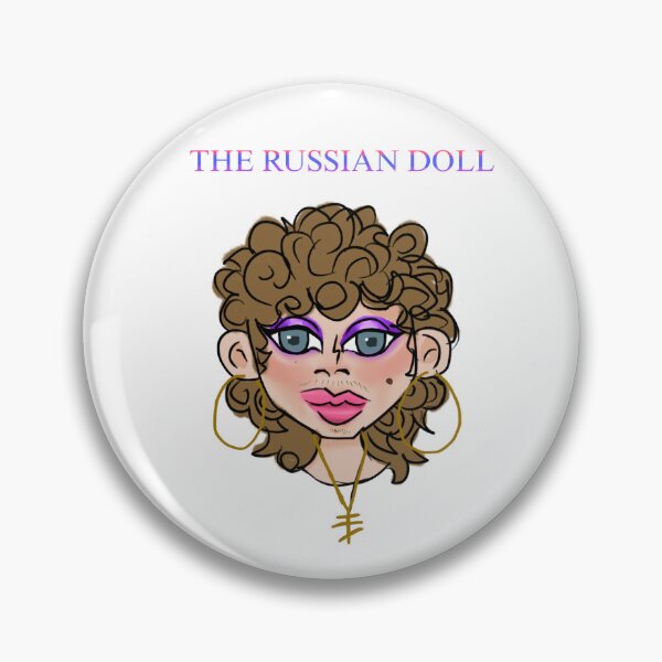 Item preview, The Russian doll (drag queen Ilya ) designed and sold by StickerzByJo.