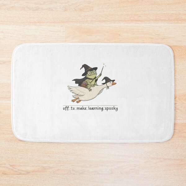 Item preview, Frog Wizard Riding a Magical Goose – Off to Make Learning Spooky designed and sold by Gbriel3.