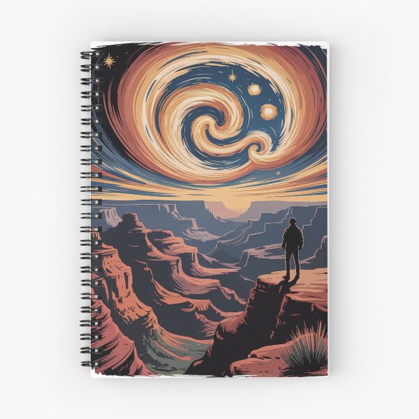Item preview, Starry Night Grand Canyon T-Shirt | Van Gogh Inspired Sunset Sky National Park Art v1 designed and sold by DBWStudios.