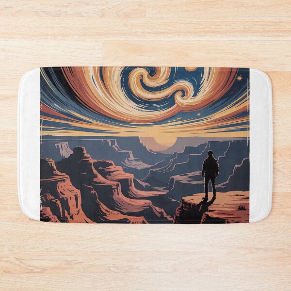 Item preview, Starry Night Grand Canyon T-Shirt | Van Gogh Inspired Sunset Sky National Park Art v1 designed and sold by DBWStudios.