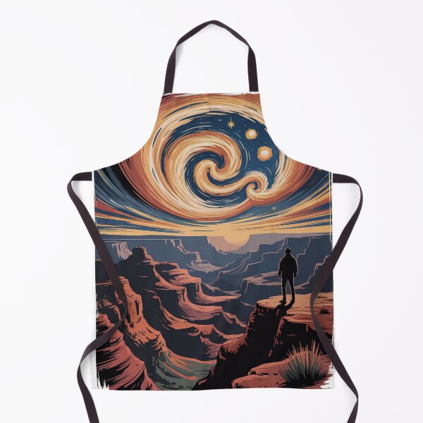 Item preview, Starry Night Grand Canyon T-Shirt | Van Gogh Inspired Sunset Sky National Park Art v1 designed and sold by DBWStudios.