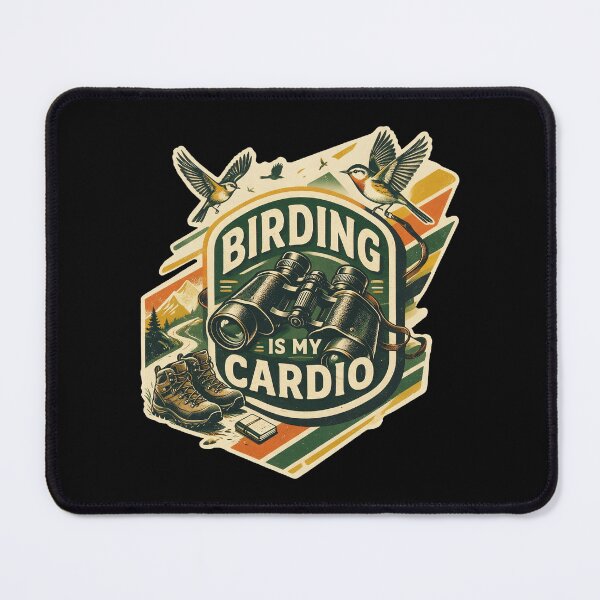 Item preview, Birding Is My Cardio Funny Birdwatching Outdoor Design designed and sold by limos.