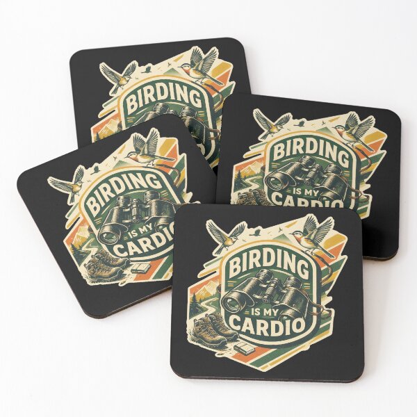 Item preview, Birding Is My Cardio Funny Birdwatching Outdoor Design designed and sold by limos.