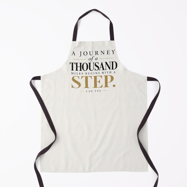 Item preview, A Journey Of A Thousand Miles Begins With A Single Step Lao Tzu Quote designed and sold by QCena.