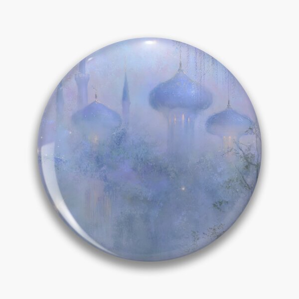 Item preview, Whispering Citadel in Periwinkle Mist designed and sold by bloorose.