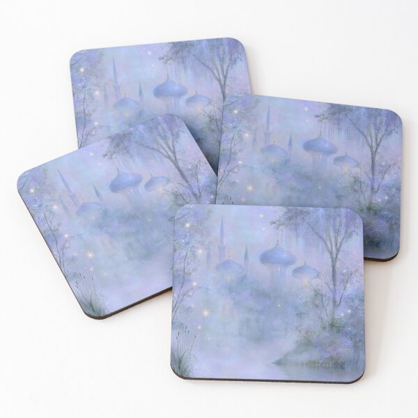 Item preview, Whispering Citadel in Periwinkle Mist designed and sold by bloorose.