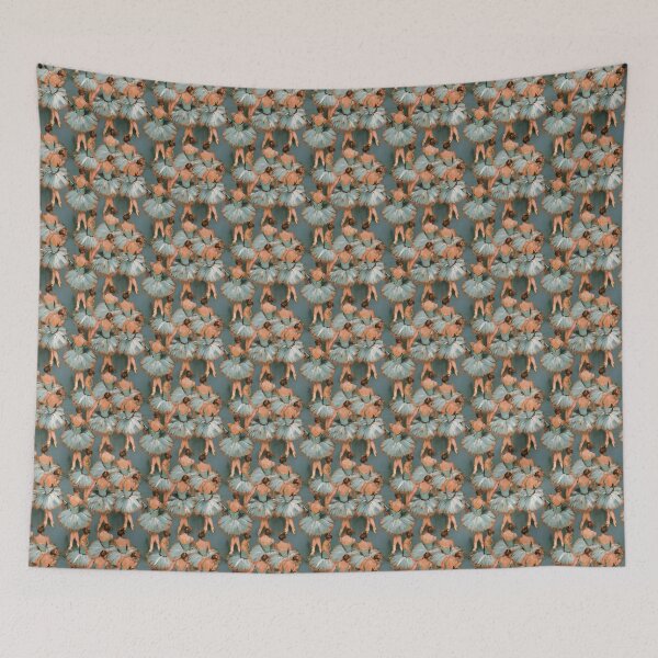 Item preview, Edgar Degas ballerinas painting pattern | style-alike designed and sold by camisariasj.