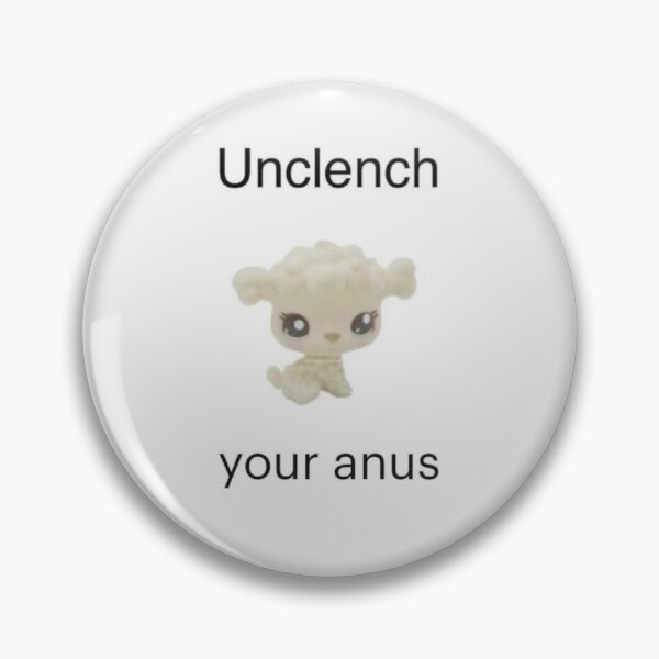 Item preview, Unclench your an*s funny meme cute plush design designed and sold by Voidatelierr.