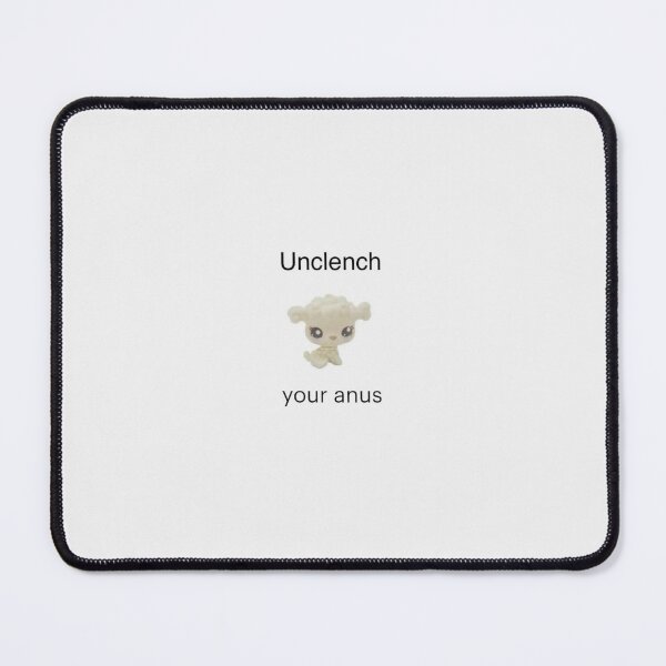 Item preview, Unclench your an*s funny meme cute plush design designed and sold by Voidatelierr.