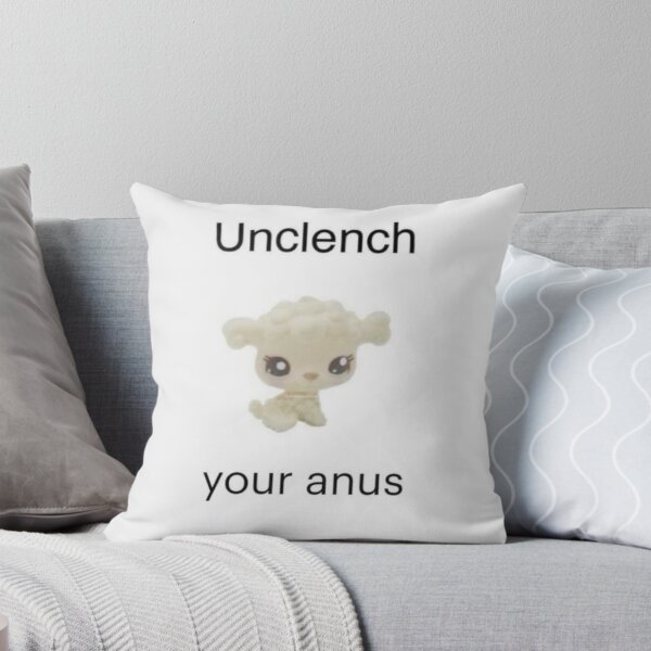 Item preview, Unclench your an*s funny meme cute plush design designed and sold by Voidatelierr.