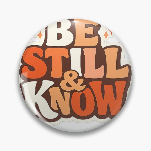 Item preview, Be Still & Know – Retro Christian Faith Design | Psalm 46:10 designed and sold by Grace & Glory Co.