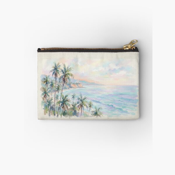 Item preview, Palm Trees at Sunset – Watercolor Coastal Wall Art designed and sold by FawnFeatherCo.