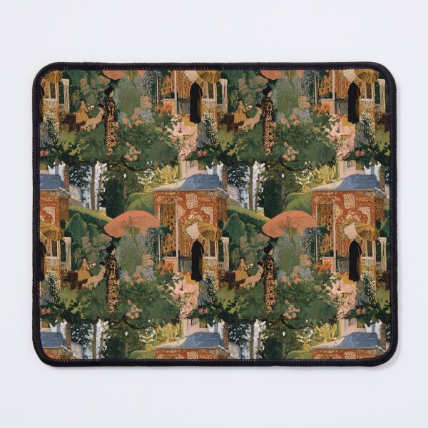 Item preview, Édouard Vuillard green painting pattern | style-alike designed and sold by camisariasj.