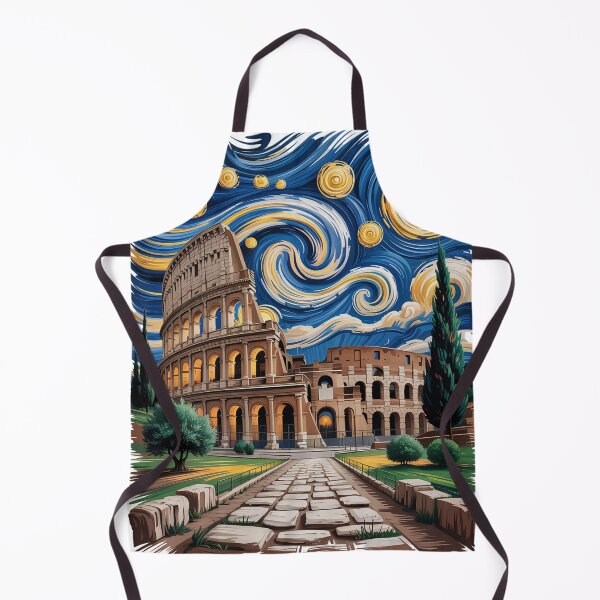 Item preview, Starry Night Colosseum T-Shirt | Van Gogh Inspired Rome Italy Art v1 designed and sold by DBWStudios.