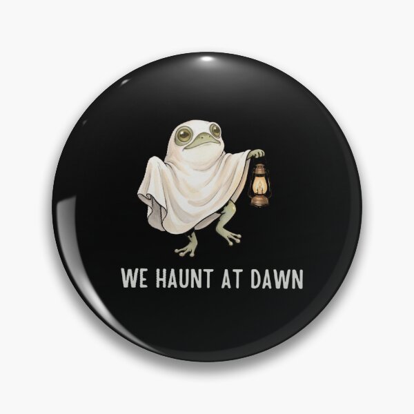Item preview, We Haunt at Dawn – Cute Ghost Frog Halloween Lantern designed and sold by Gbriel3.