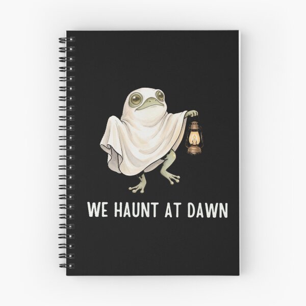 Item preview, We Haunt at Dawn – Cute Ghost Frog Halloween Lantern designed and sold by Gbriel3.