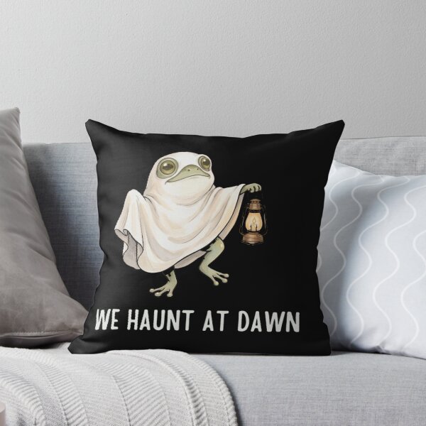 Item preview, We Haunt at Dawn – Cute Ghost Frog Halloween Lantern designed and sold by Gbriel3.