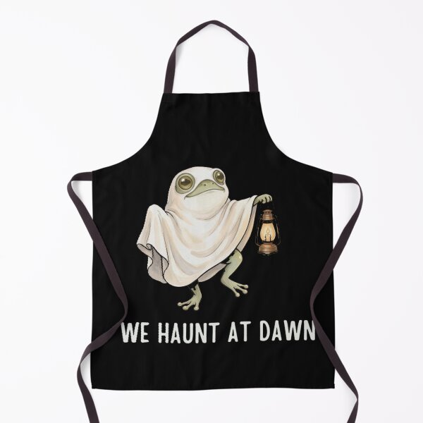 Item preview, We Haunt at Dawn – Cute Ghost Frog Halloween Lantern designed and sold by Gbriel3.