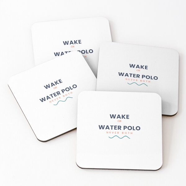 Item preview, Wake or Water Polo Never Both Funny Watersports Shirt designed and sold by WakeCapCo.
