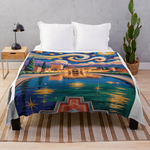 Item preview, Starry Night Alhambra Palace T-Shirt | Van Gogh Inspired Spain Garden Art v1 designed and sold by DBWStudios.