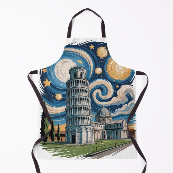 Item preview, Starry Night Leaning Tower of Pisa T-Shirt | Van Gogh Inspired Italy Art v1 designed and sold by DBWStudios.