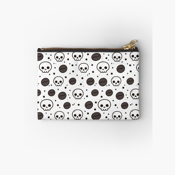 Item preview, Skulls & Coffee Beans Pattern – Dark Humorous Caffeine Lover Design designed and sold by Grumpy-Bob.