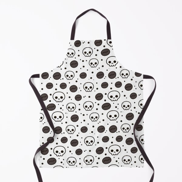 Item preview, Skulls & Coffee Beans Pattern – Dark Humorous Caffeine Lover Design designed and sold by Grumpy-Bob.