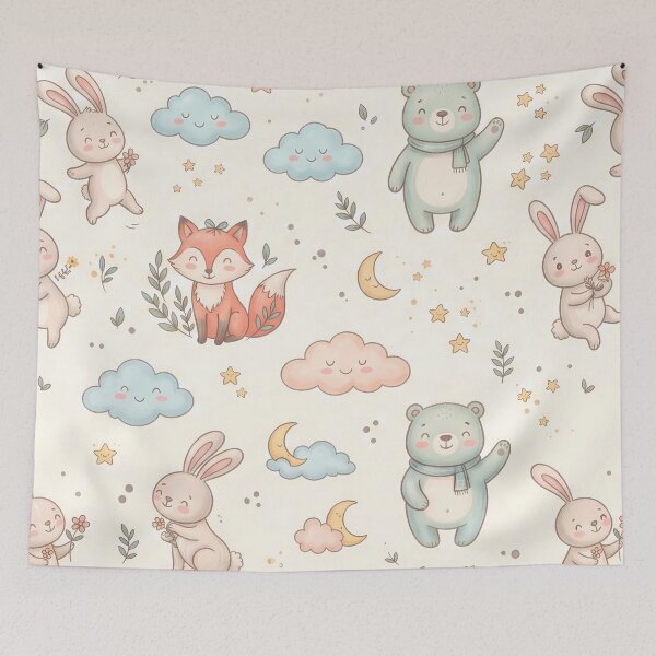 Item preview, Bolivia Cute Space Astronaut Rocket Galaxy Planet Pattern designed and sold by ART ATTACK ZONE.