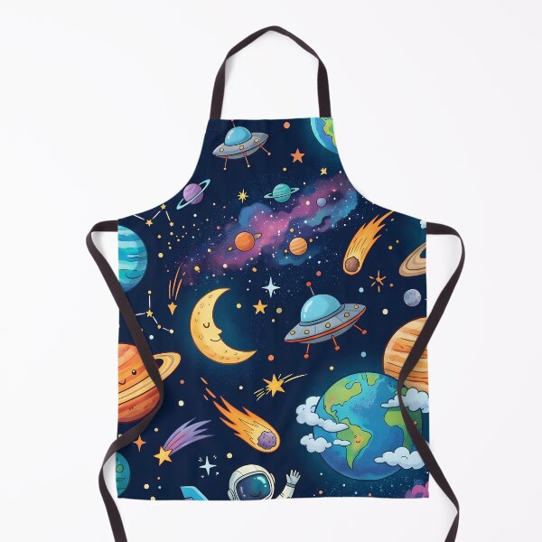 Item preview, Chile Cute Space Astronaut Rocket Galaxy Planet Pattern designed and sold by ART ATTACK ZONE.