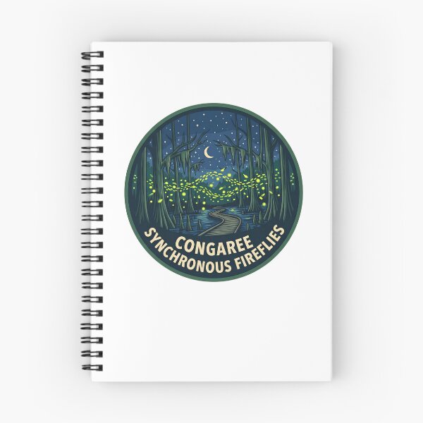 Item preview, Congaree National Park Synchronous Fireflies Glowing Night Boardwalk designed and sold by LittleArij.