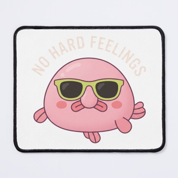 Item preview, Cute Blobfish Wearing Sunglasses No Hard Feelings designed and sold by TMS-Studio.