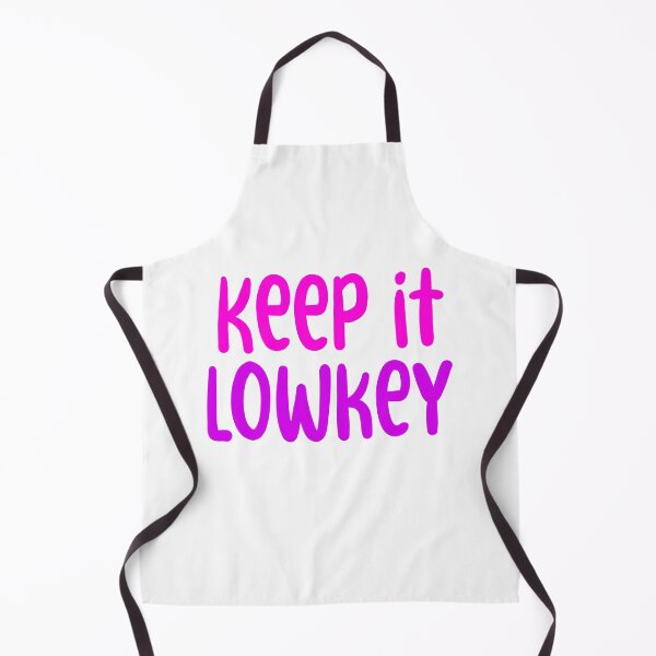 Item preview, Keep it Lowkey, Pink Typography designed and sold by Memes N Lore .