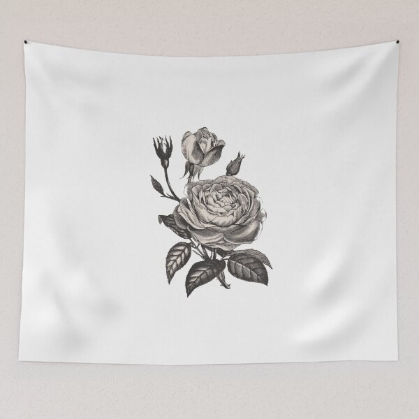 Item preview, Vintage Botanical Rose Illustration – Antique Gothic Floral  designed and sold by Gbriel3.