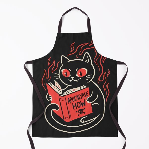 Item preview, Black Cat Reading Apocalypse How Book designed and sold by TMS-Studio.