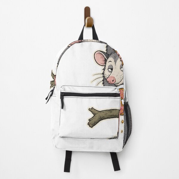 Item preview, Smug Opossum Hanging Upside Down Stealing a Donut designed and sold by eignvalue.