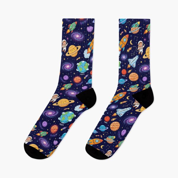 Item preview, Spain Cute Space Astronaut Rocket Galaxy Planet Pattern designed and sold by ART ATTACK ZONE.