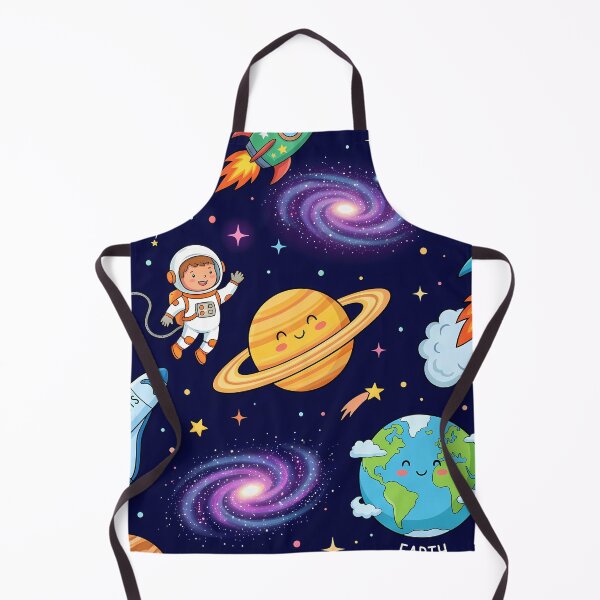 Item preview, Spain Cute Space Astronaut Rocket Galaxy Planet Pattern designed and sold by ART ATTACK ZONE.