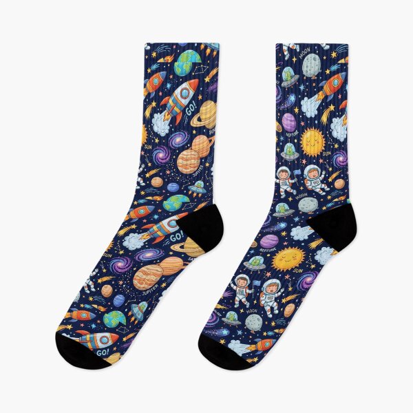 Item preview, Portugal Cute Space Astronaut Rocket Galaxy Planet Pattern designed and sold by ART ATTACK ZONE.