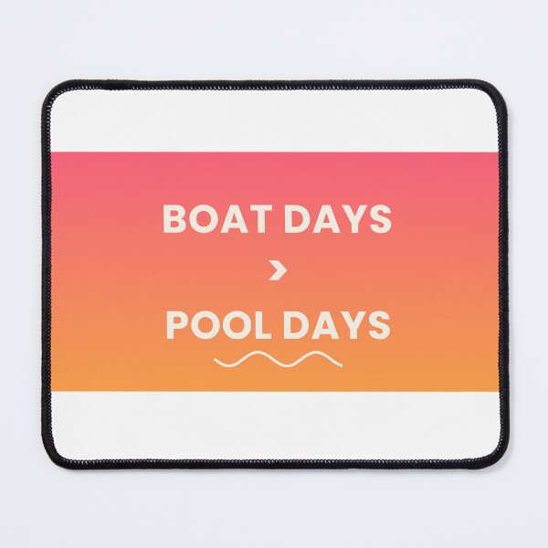 Item preview, Boat Days Greater Than Pool Days Sunset Wakesurf Shirt designed and sold by WakeCapCo.