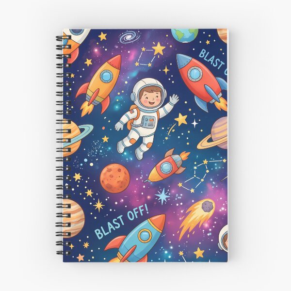 Item preview, Italy Cute Space Astronaut Rocket Galaxy Planet Pattern designed and sold by ART ATTACK ZONE.