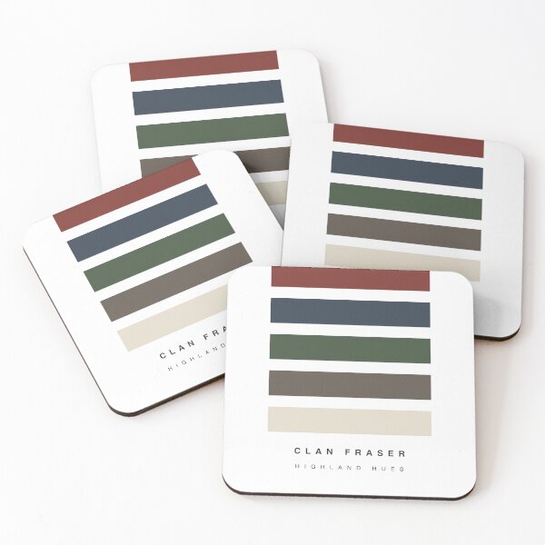 Item preview, ‘Clan Fraser’ Highland Hue Palette designed and sold by The Colourful Game.