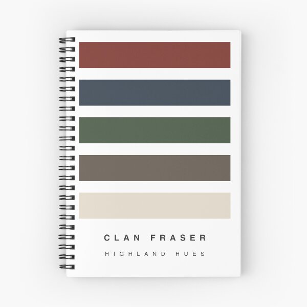Item preview, ‘Clan Fraser’ Highland Hue Palette designed and sold by The Colourful Game.