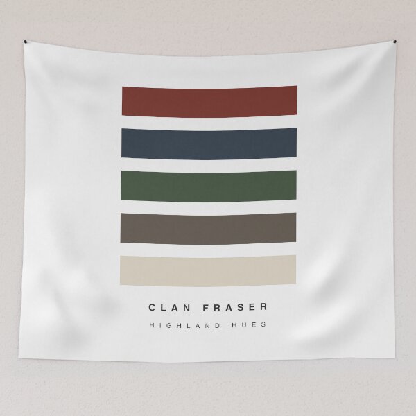 Item preview, ‘Clan Fraser’ Highland Hue Palette designed and sold by The Colourful Game.