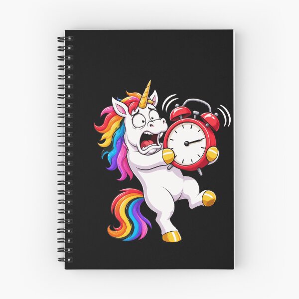 Item preview, Unhinged Unicorn Alarm Clock Battle Morning Humor designed and sold by BoyleDesignShop.