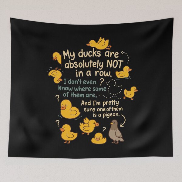 Item preview, My Ducks are Absolutely Not in A Row Pigeon Funny designed and sold by hemagamo.