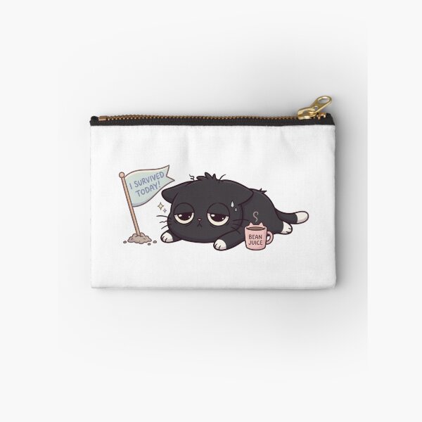 Item preview, Cute Tired Black Cat designed and sold by meesara.